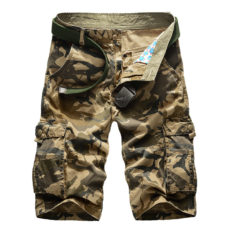Corteiz Cargo Pant - Geen riem camouflage camo cargo shorts