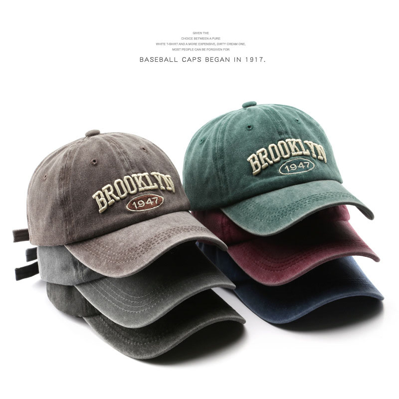 Streetwear Brand Beanie - Retro Brooklyn Brief Borduren Baseball Caps