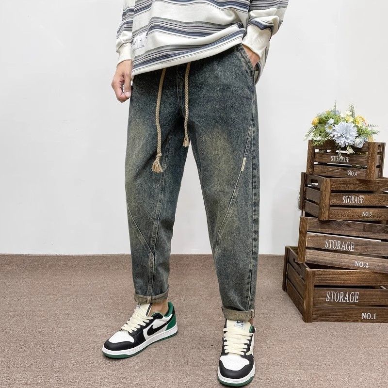Streetwear Brand Denim - Zomer Nieuwe Originele Trendy Merk Retro