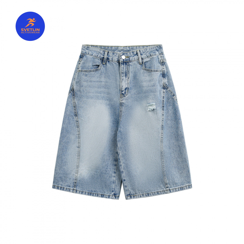 Streetwear Brand Denim - MAQVOB Luxe Kwaliteit EU/VS Maat Jeanshorts