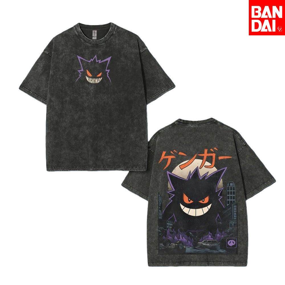 Streetwear Brand Beanie - Pokemon Gastly Haunter Gengar T-shirt Mannen