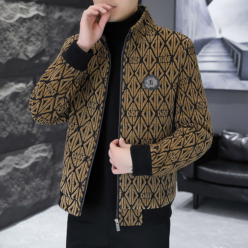Streetwear Brand China - Merk Winter Jacquard Wollen Jas Voor