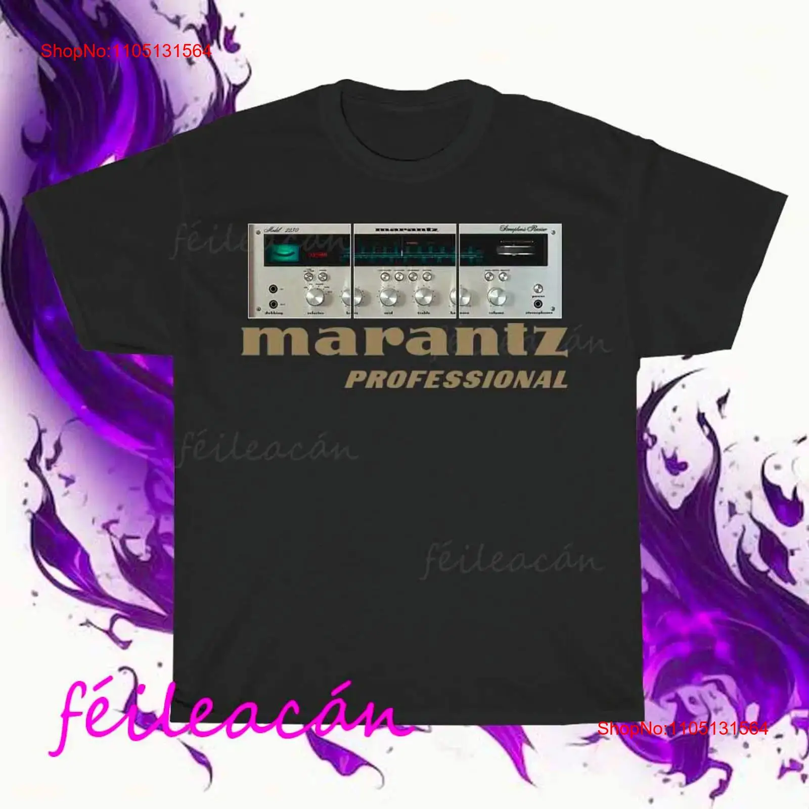 Streetwear Brand China - Gloednieuw Marantz Versterker Logo Amerikaans T-shirt