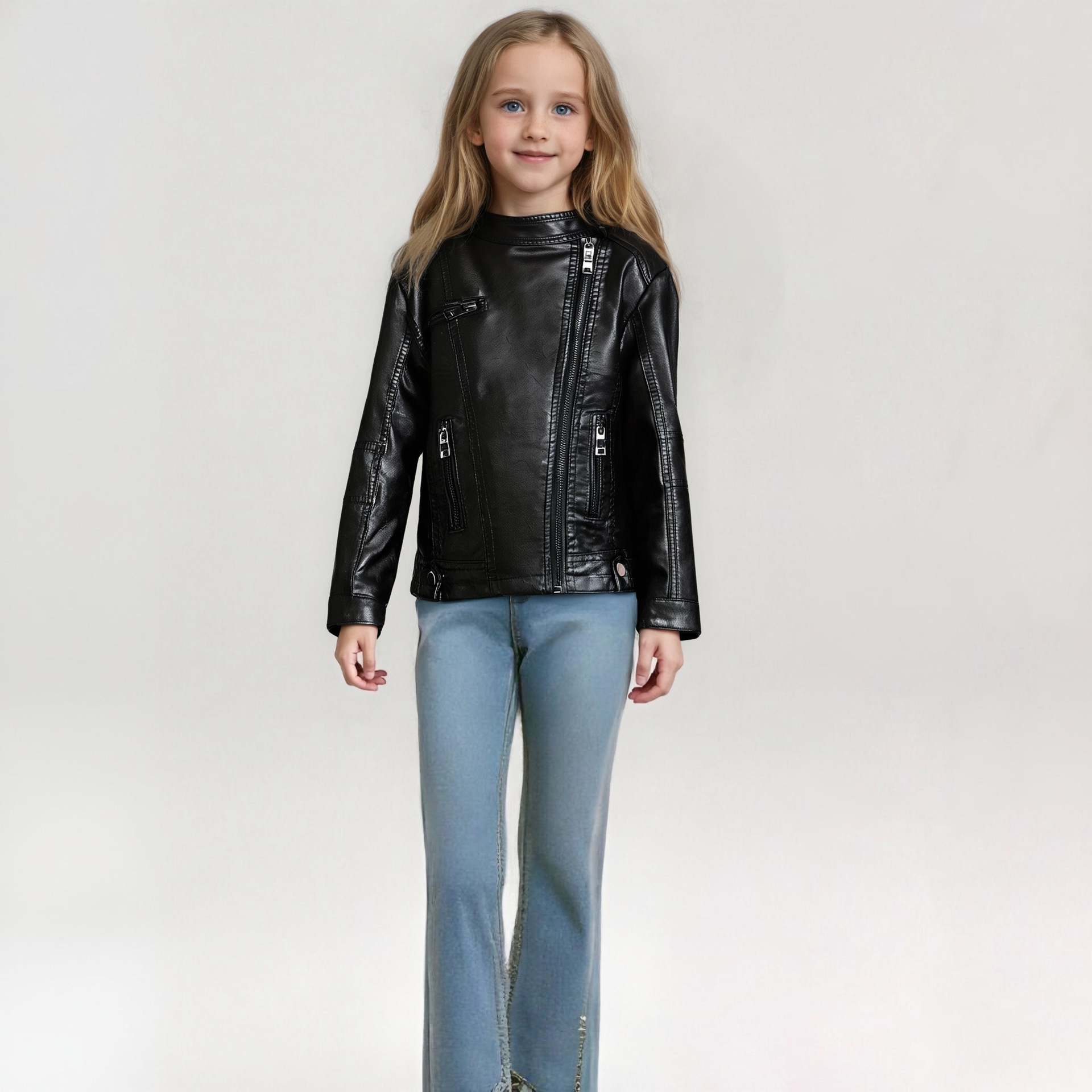 Streetwear Girl Brand - 2-12Y Nieuwjaar Meisjes Black Rock Motorcycle