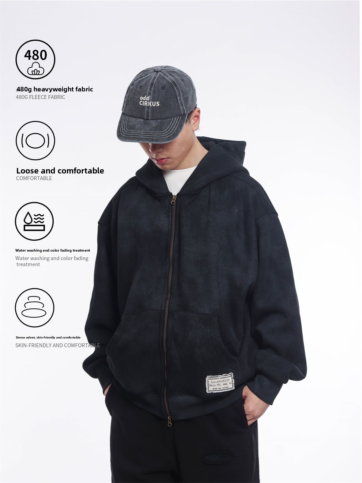 Retro Japanse stijl zware 480g - Streetwear Brand Japanese recensie en prijs