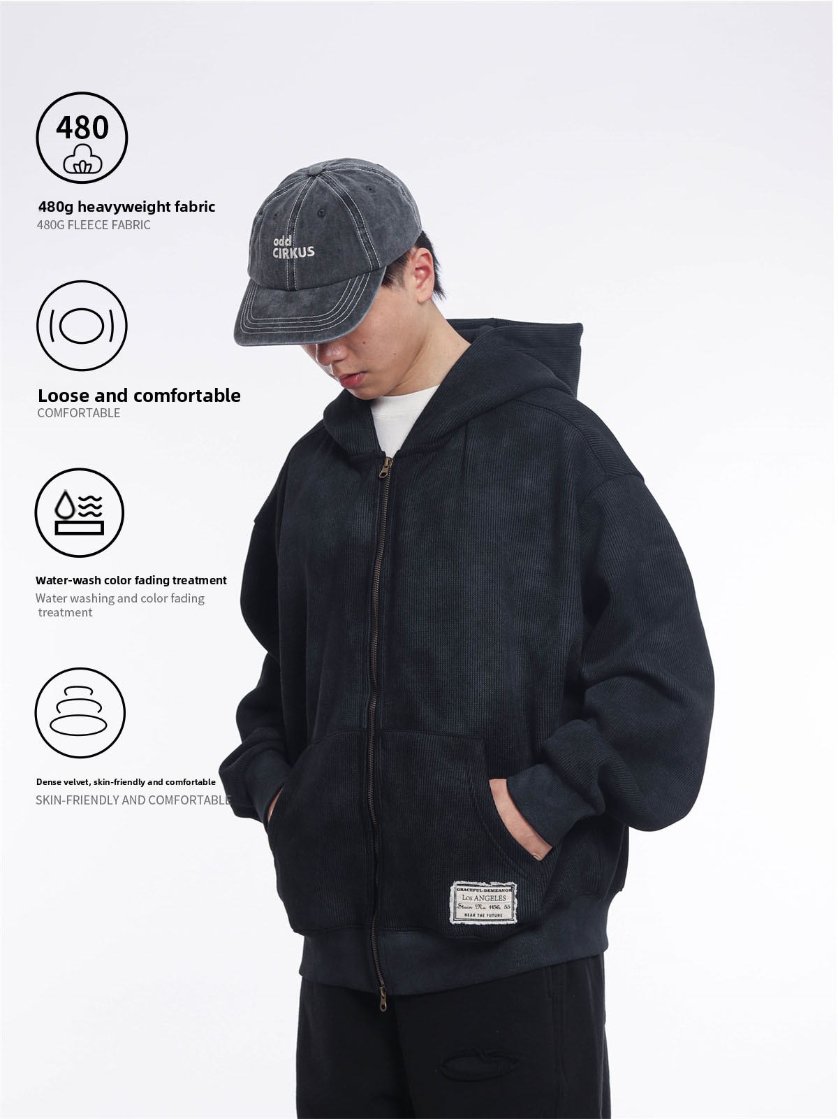 Retro Japanse stijl zware 480g - Streetwear Brand Japanese recensie en prijs
