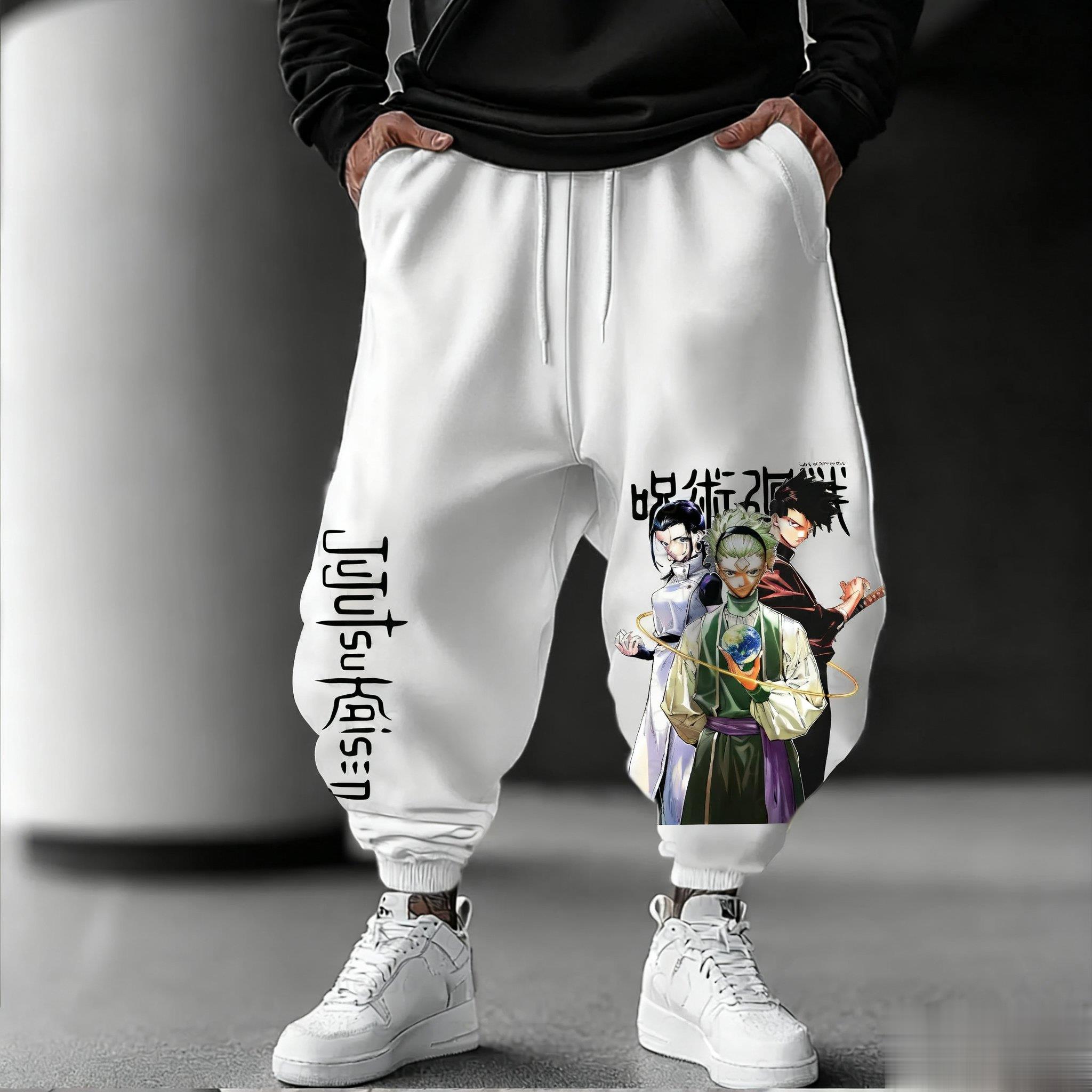 Jujutsu Kaisen Mannen Joggingb - Streetwear Brand Beanie recensie en prijs