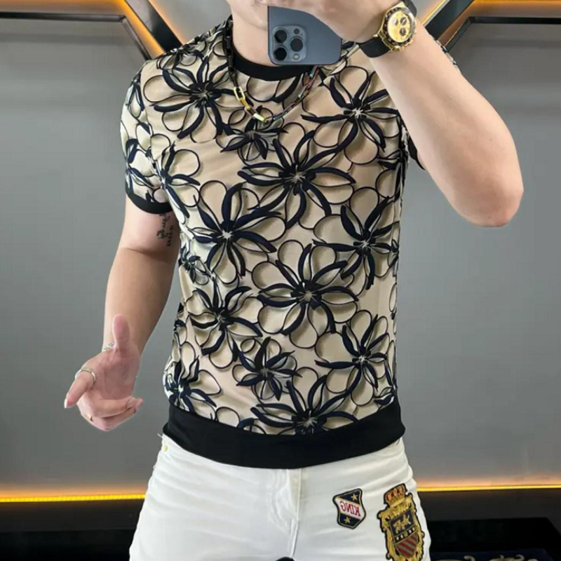 Merk Ijs Zijde Bloem T-Shirt V - Streetwear Brand Flower recensie en prijs