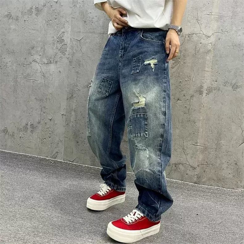 Merk Splicing Jeans Herfstmode - Streetwear Brand Denim recensie en prijs
